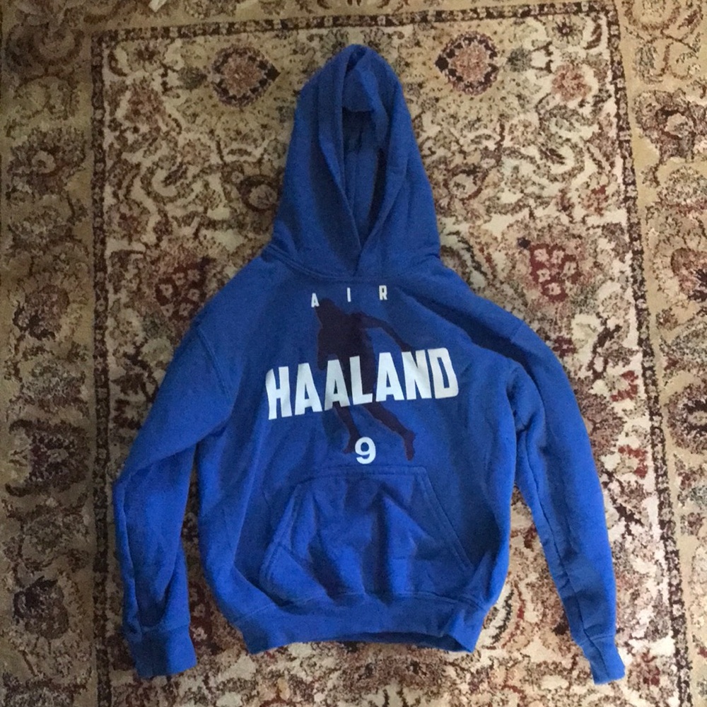 Kids Haaland hoodie size small